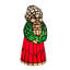 Mrs. Claus Accent Table Lamp