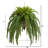 39'' Faux Fern Plant in Metal Planter