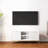 60 - 69 Inches Tv Stand With Wave Shaped Doors, Open Display Shelf For , Adjustable Interior Shelf, White And Gold Legged Cabinet Living Space Stylish Suitable Inches, Pattern Middle Essentials,
