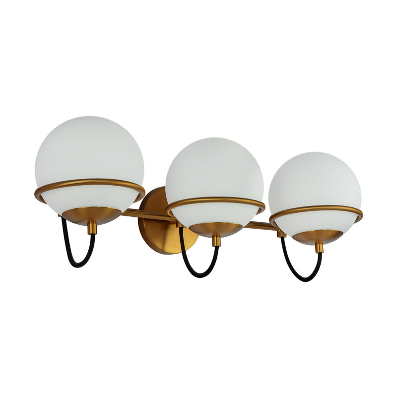 Alba 3 - Light Vanity Light, Aged Gold