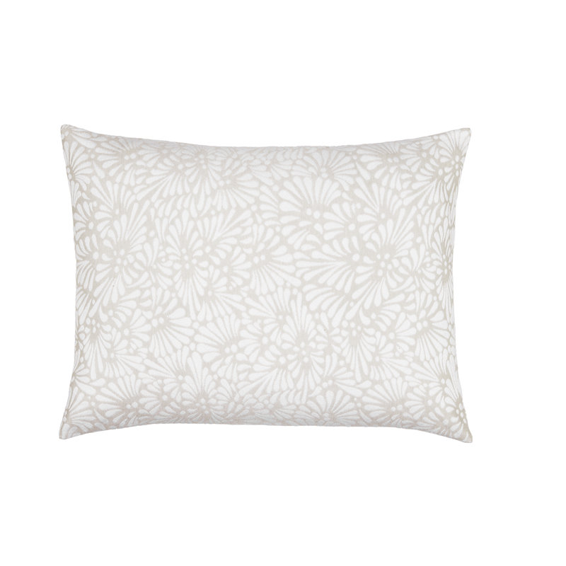 Meera - Sham, Standard, White/Sand