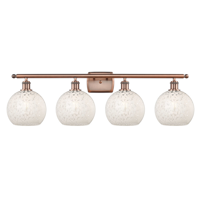 Bernestine 4 - Light Dimmable Vanity Light, Antique Copper