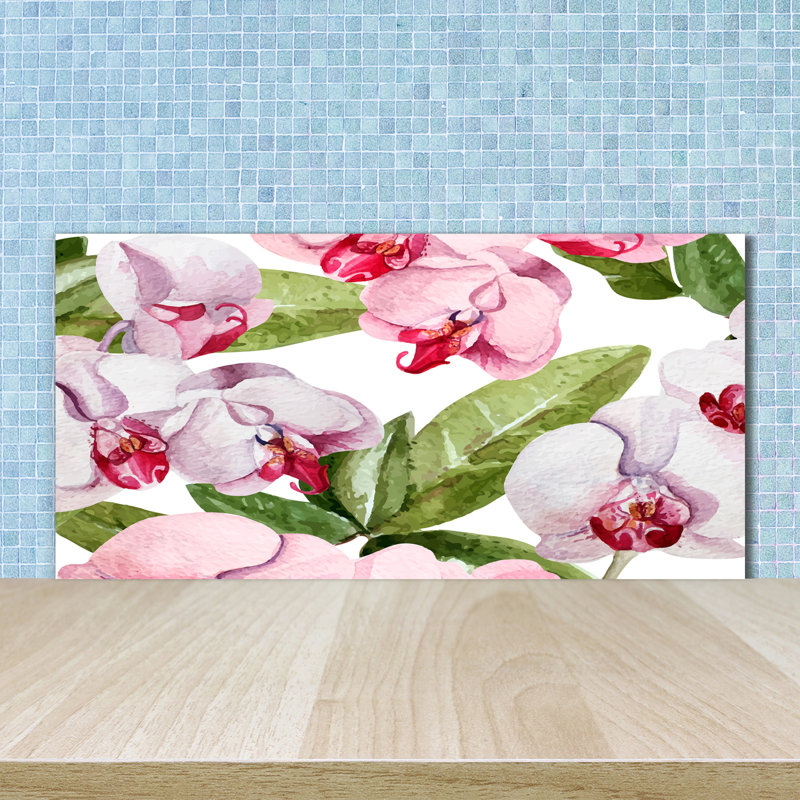 50cm W x 100cm L Glass Peel and Stick Panel