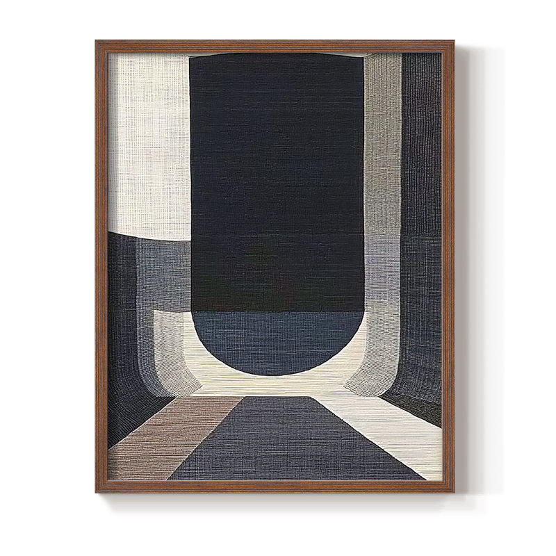 "ABSTRACT Series DCL XXVI" par J Paul, Noyer, H 15 po x l 12 po