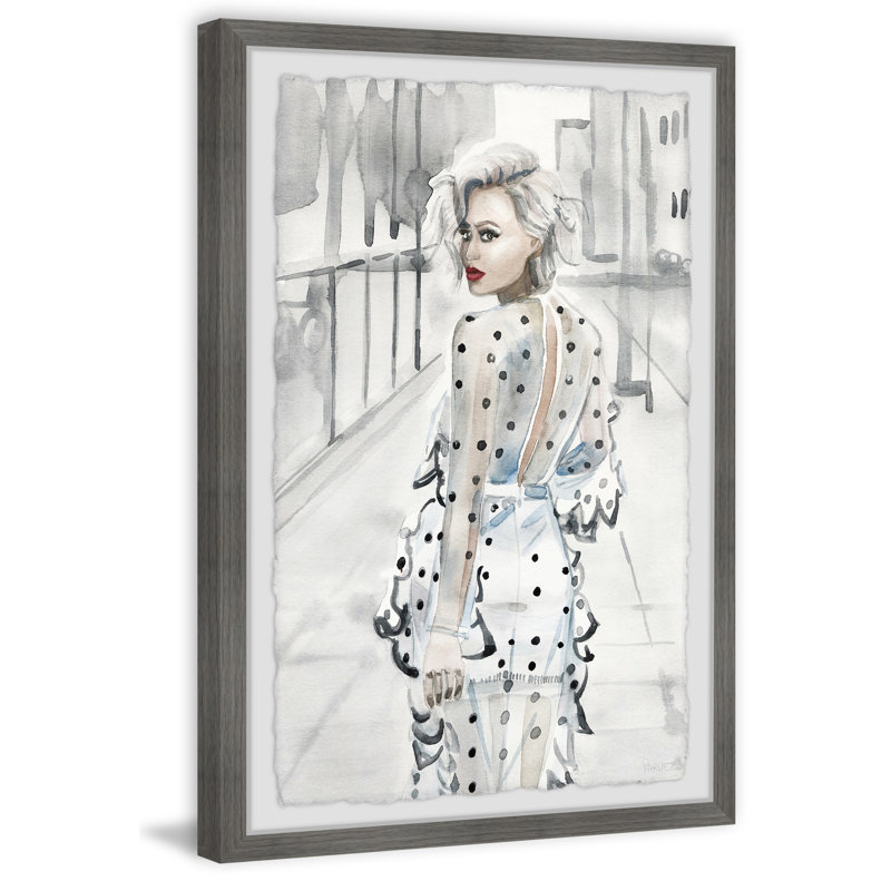 See-through Polka by Parvez Taj - Single Picture Frame Painting, 61cm H x 41cm W