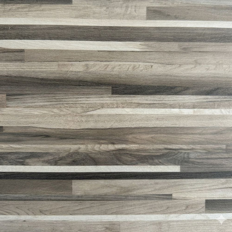 Woven Trends Vinyl 12" x 12" x 1.2" Contemporary Design  Peel and Stick Floor Tile Stickers, Mixed Medium Planks