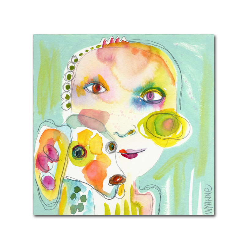 Berkley «Me & Louie», reproduction sur toile tendue, H 14 po x l 14 po