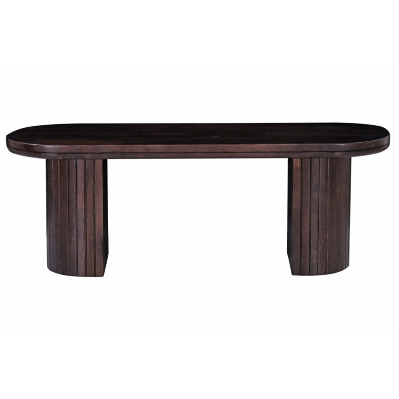 Banc de salle à manger ovale en bois brun 70 po Stearns & Foster® Geneva