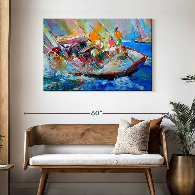 Mehar Sail, 30" H x 45" W