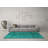 Marpet Oriental Machine Woven Polyester/Chenille Area Rug in Teal-870740075
