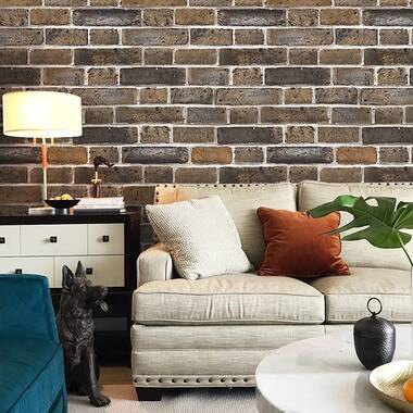 Red Brick Texture Peel and Stick Removable Wallpaper 8331 - Etsy UK