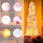 Arbre de Noël enneigé 6 pi avec lumières DEL, arbres de Noël minces faciles à installer