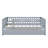 Wood Daybed With Trundle And Fence Guardrails-1840544074