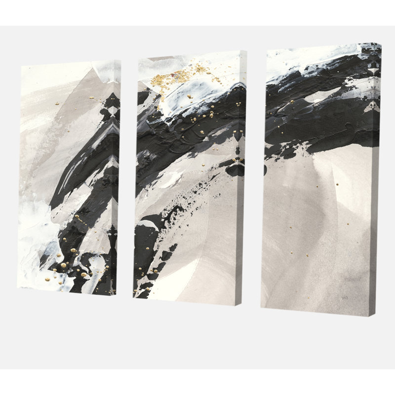 « glam painted arcs iv », reproduction d’image multi-pièces sur toile, H 40 po x l 60 po x P 1 po