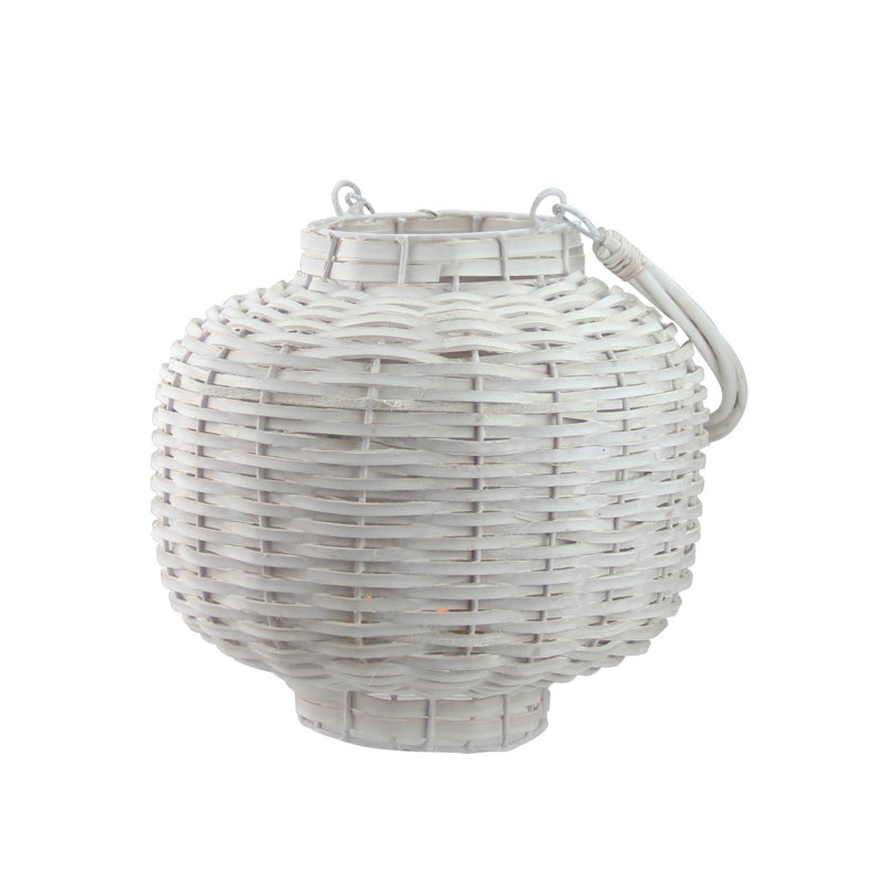 Lanterne sur pied 17,5 po, Blanc