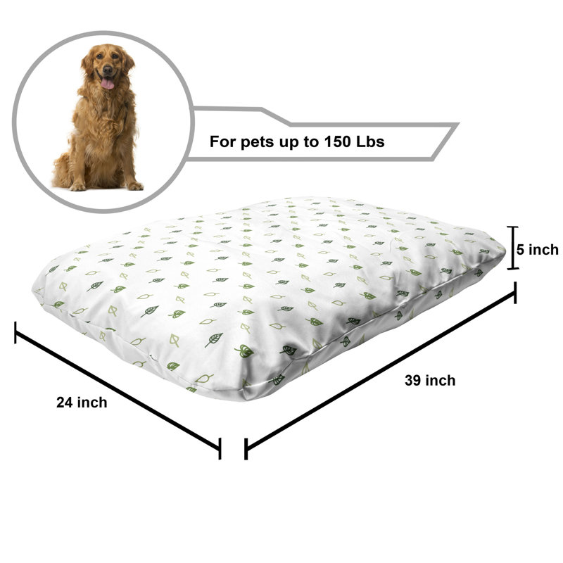 Lit pour animal de compagnie Ambesonne Leaf