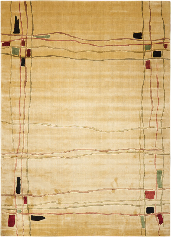 Tapis beige Sol, Rectangle 9 pi 6 po x 13 pi