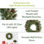 Faux Lighted Pine 24'' Wreath