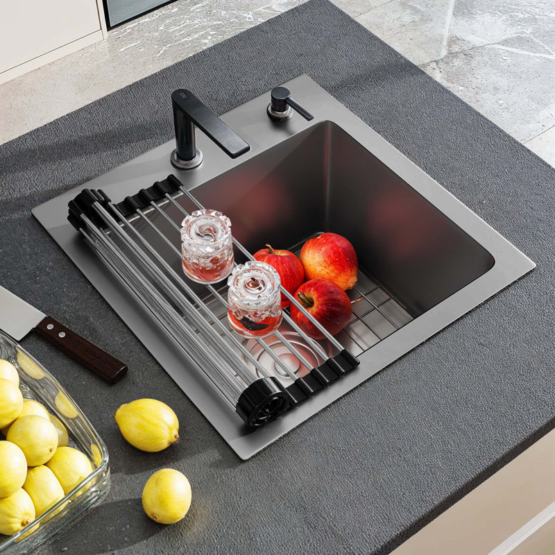 Nano Coated Black 10" Deep Basin Kitchen Sink 