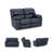 Olara Upholstered 87'' Power Reclining Loveseat