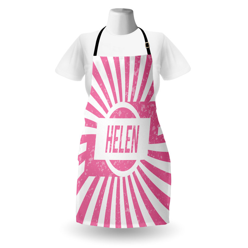 No Pattern Bib Apron
