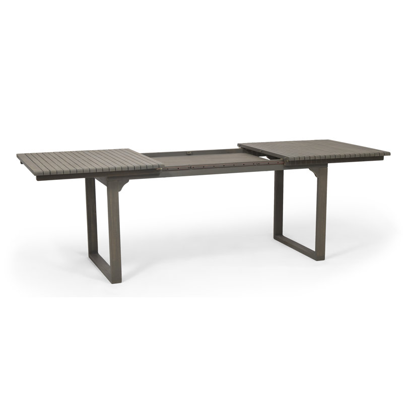 Ensemble repas 7 pièces avec coussins Cosimo, Structure grise / coussin gris foncé