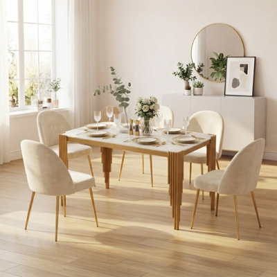 Table de salle à manger rectangulaire 49 po Modern