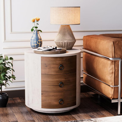 Round Bedside Table