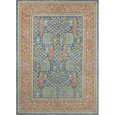 Tapis oriental bleu / beige Hatton