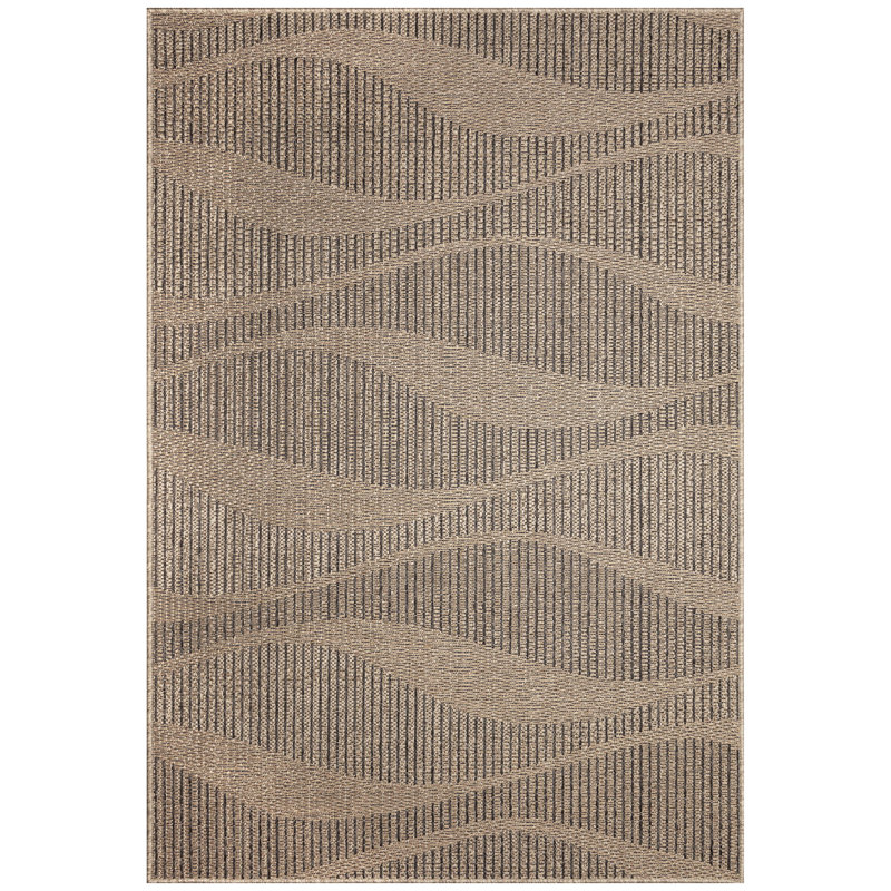 Courtdale Chevron Indoor / Outdoor Rug, Rectangle 6'6" x 9'4"
