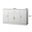 Buffet avec rangement, grande armoire de rangement avec 1 tiroir et 4 portes, buffet moderne pour la salle à manger