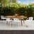Modern 7-Piece Outdoor Dining Set - Extendable Acacia Table & Weather-Resistant Stackable Chairs-1078901556