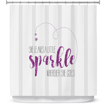 Rideau de douche simple