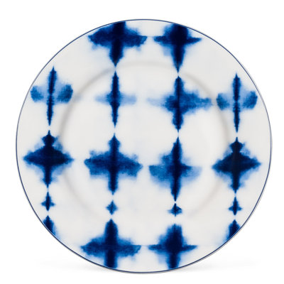 Ensemble de 4 assiettes Shibori