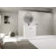 Lavabo de salle de bain sur pied 36 po en résine et 2 portes d'armoire à fermeture en douceur (emballage KD)-126528733-126528735