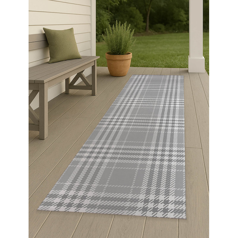 Tapis d'extérieur antidérapant Christopher, Tapis de couloir 2 pi 6 po x 8 pi