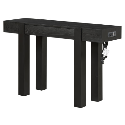 Console avec tiroir et station de charge