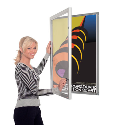 Locking Poster Case Board
