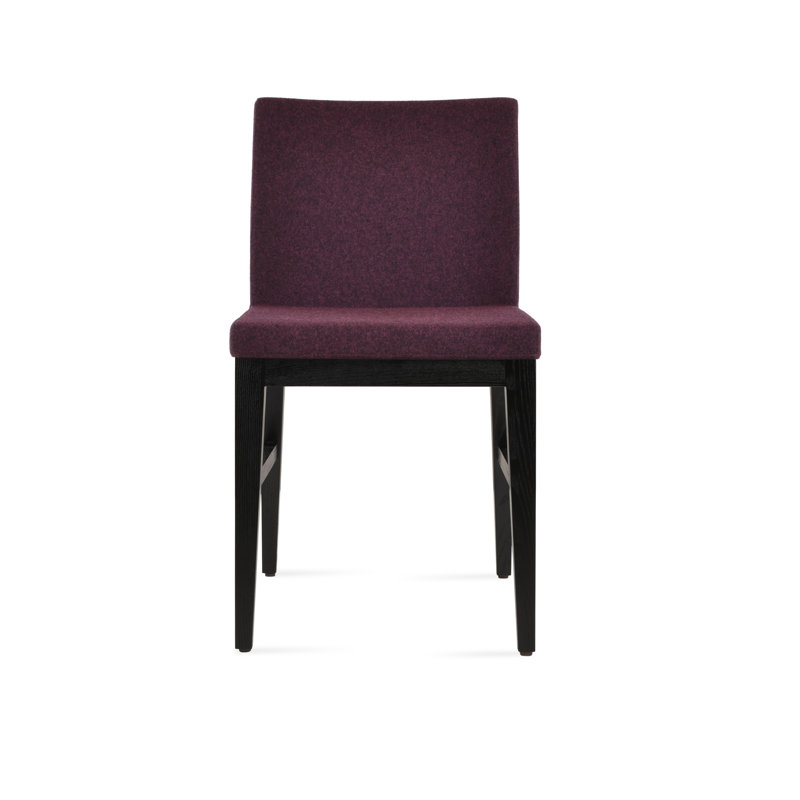 Bois de frêne noir Aria avec châssis, Marron profond