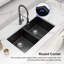 33'' L Double Bowl Quartz Kitchen Sink-100970251