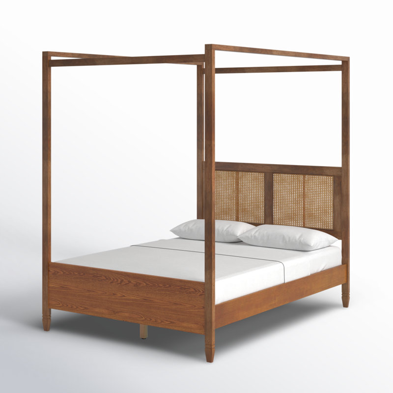 Cane Canopy Bed, Queen