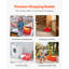 Rebrilliant Polyethylene Plastic Shopping Basket