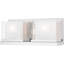Barre d'éclairage de salle de bain 2 lumières Bega