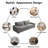 Saidee Chenille Abstract Arm Loveseat-564118550-573012930