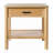 End Table K/D With 1 Drawer,Natural Color