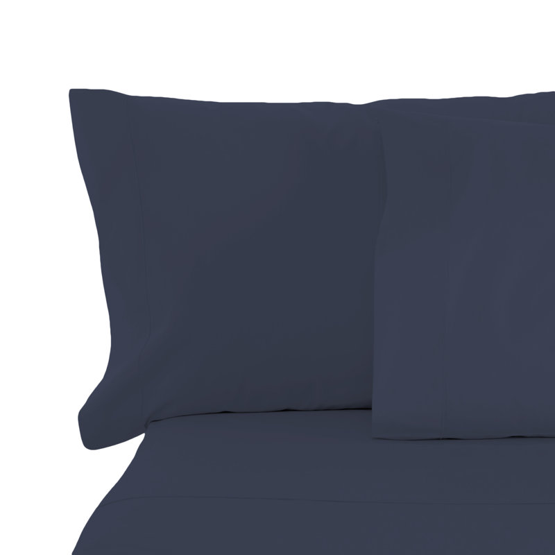 Taie d'oreiller en microfibre , Taies d'oreiller pour grand lit, Bleu marine