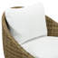 Chaise de patio en osier Clarisse