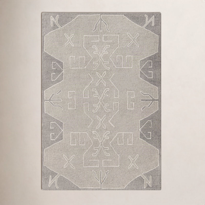 Demie Wool Abstract Indoor Rug, Rectangle 2' x 3'