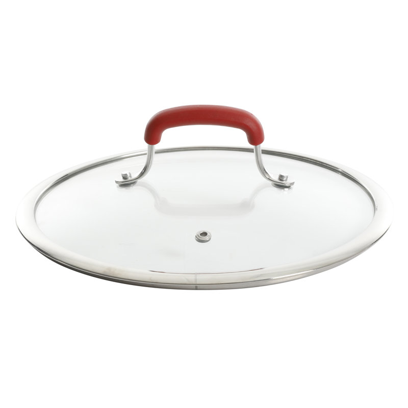 Batterie de cuisine antiadhésive en aluminium 10 pièces Kenmore Elite Andover, Rouge