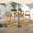 Zender Round Acacia Solid Wood Outdoor Bar Table Yes , 31.5 " W 31.5 " D